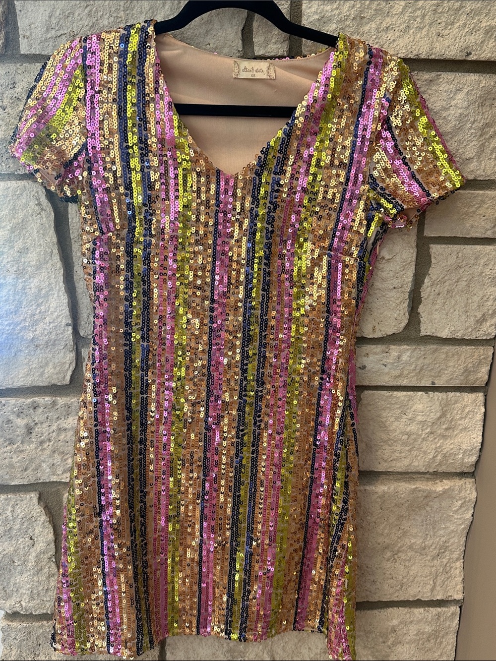 Altar’d State XS Sparkly Sequins Dress